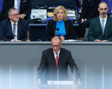 National Freedom ‘At Risk’ States the Chancellor as He Cautions Against ‘Forced Settlement’ in Ukraine